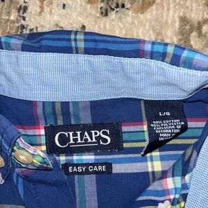 Chaps Multicolor Plaid Shirt